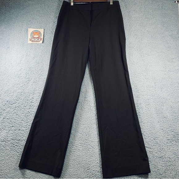 Lafayette 148 New York Pants - Lafayette 148 New York Dress Pants Women's‎ Straight Leg Wool Blend Brown Size 8